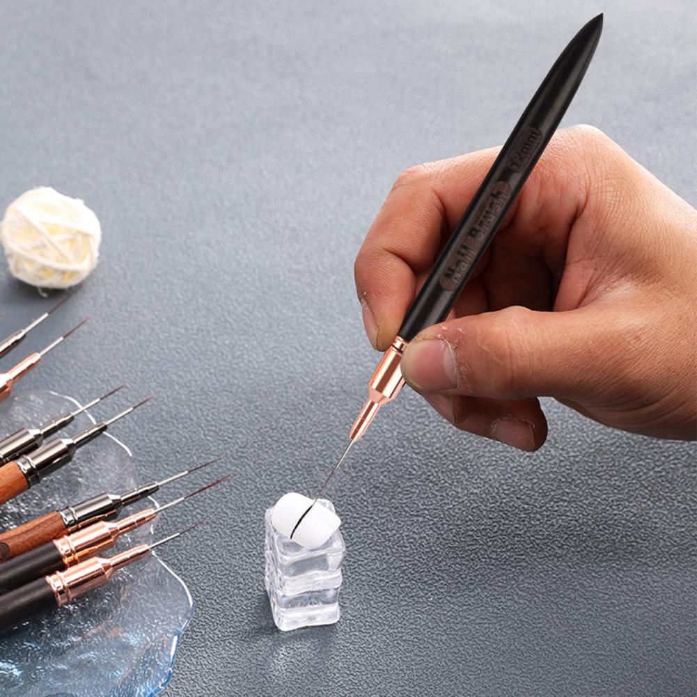 Nail Art Brush Set - Набор кистей для маникюра с ультратонким