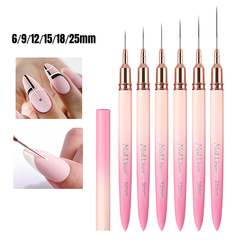Nail Art Zone - Sweet-Z 6 шт., кисть для ногтей,