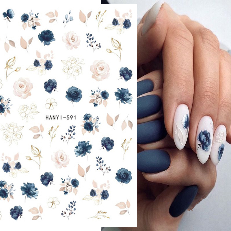 Nail Art Elegant - 3d наклейки для дизайна ногтей, элегантные