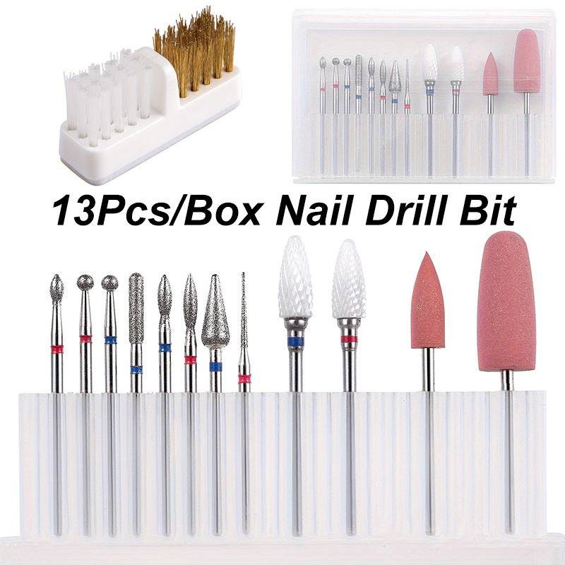 Nail Art Brush Set - Набор из 13 насадок для маникюра