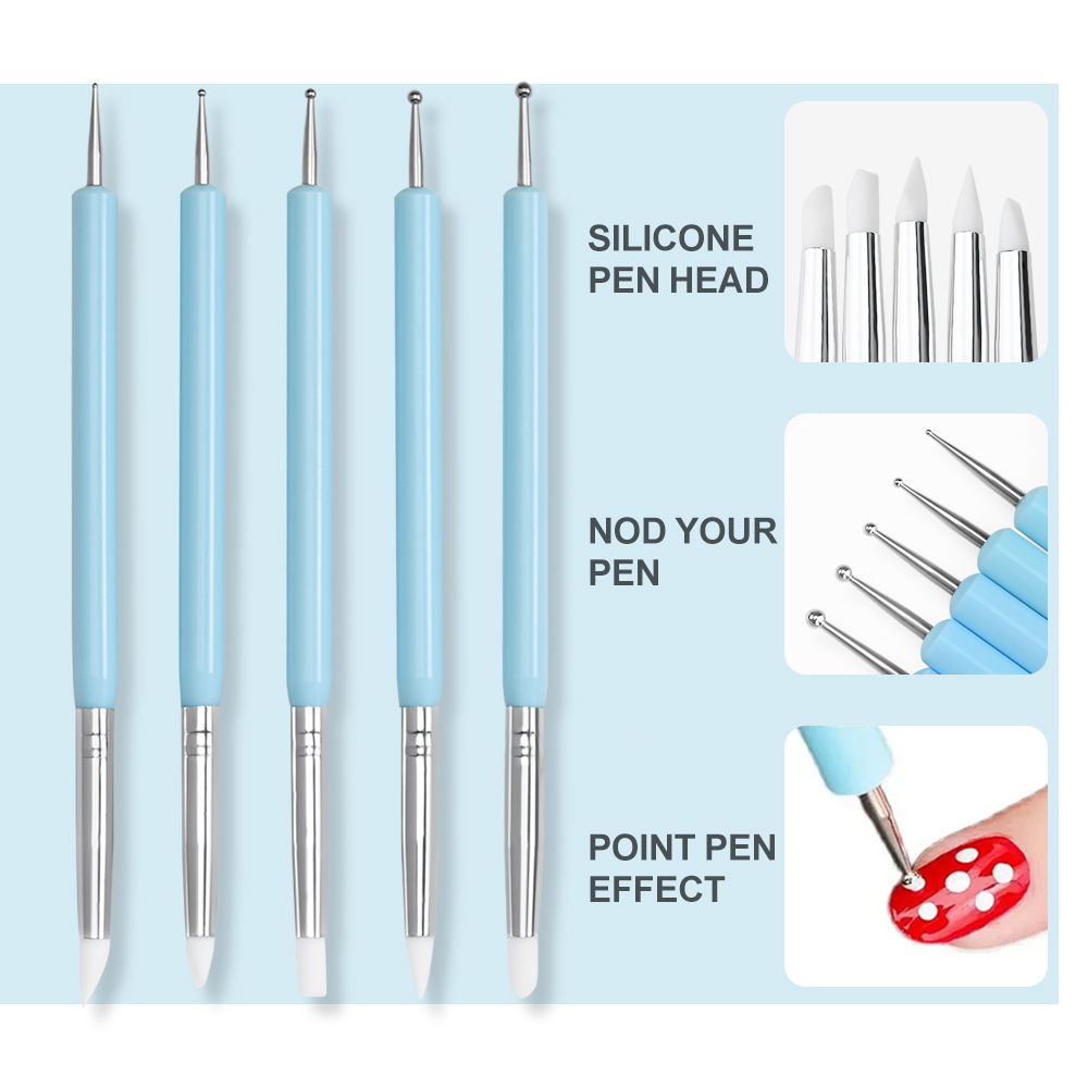 Nail Art Brush Set - Набор кистей для нейл-арта (1/3/5/6 шт.):