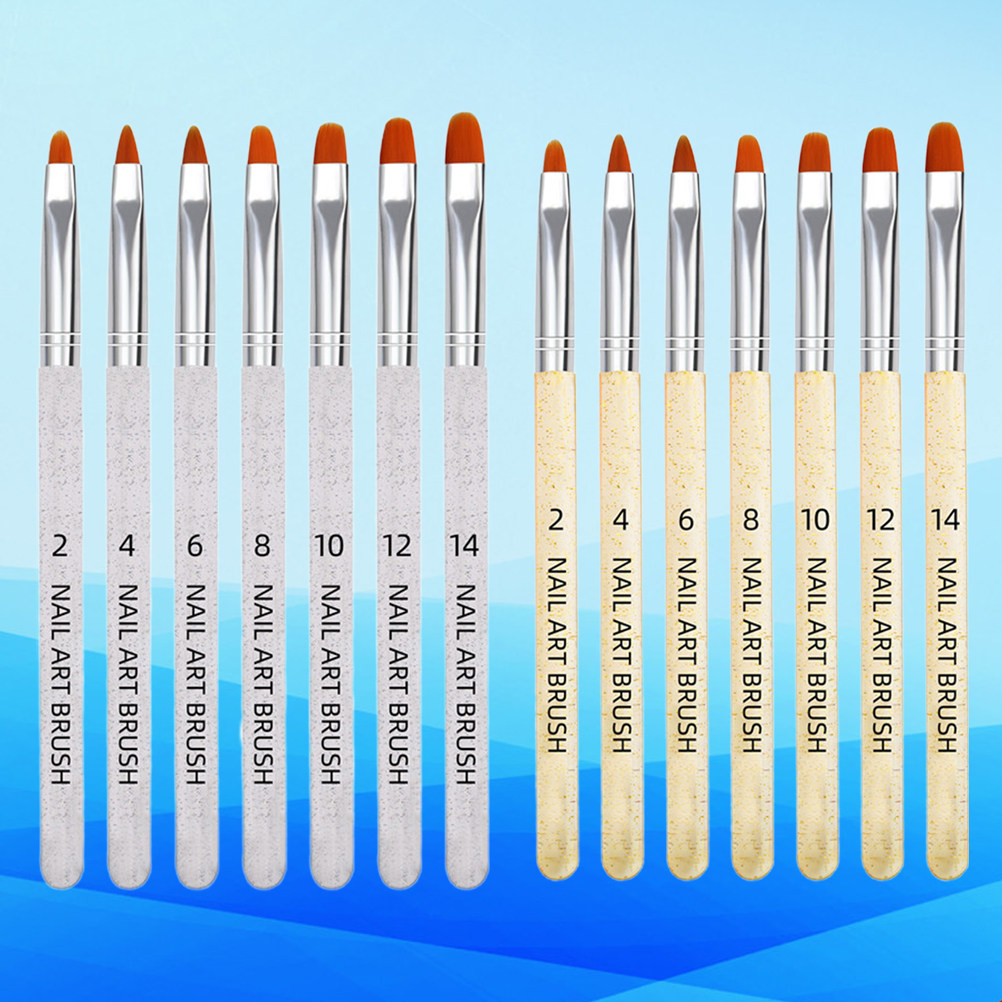 Набор из 14 кистей для нейл-ар – обзор и цена Nail Art Brush Set