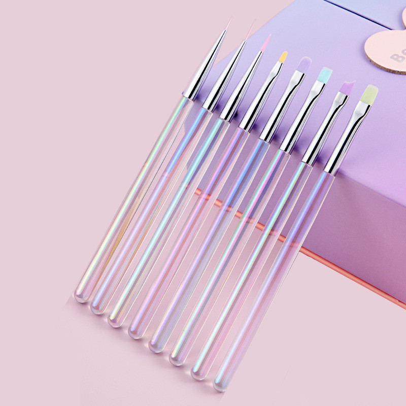 Набор кистей для дизайна ногте – обзор и цена Nail Fan Brush