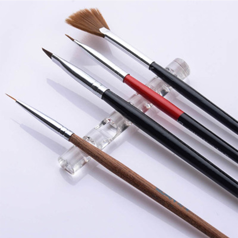 Акриловая прозрачная подставка – обзор и цена Nail Fan Brush