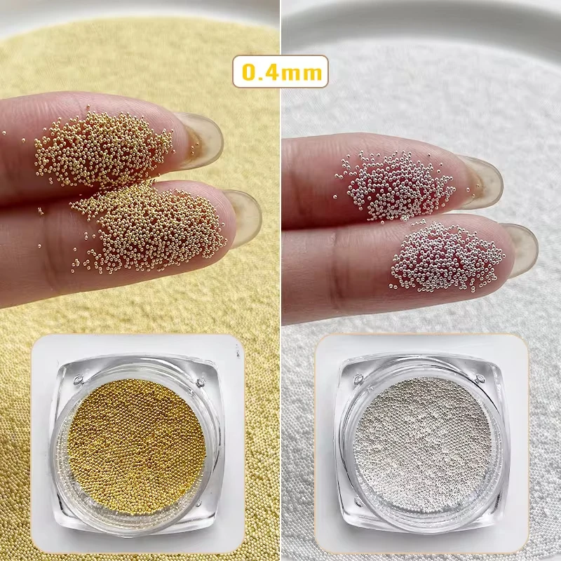 Бусины-кавайры для ногтей 0.4/ – обзор и цена Nail Art Rose Gold