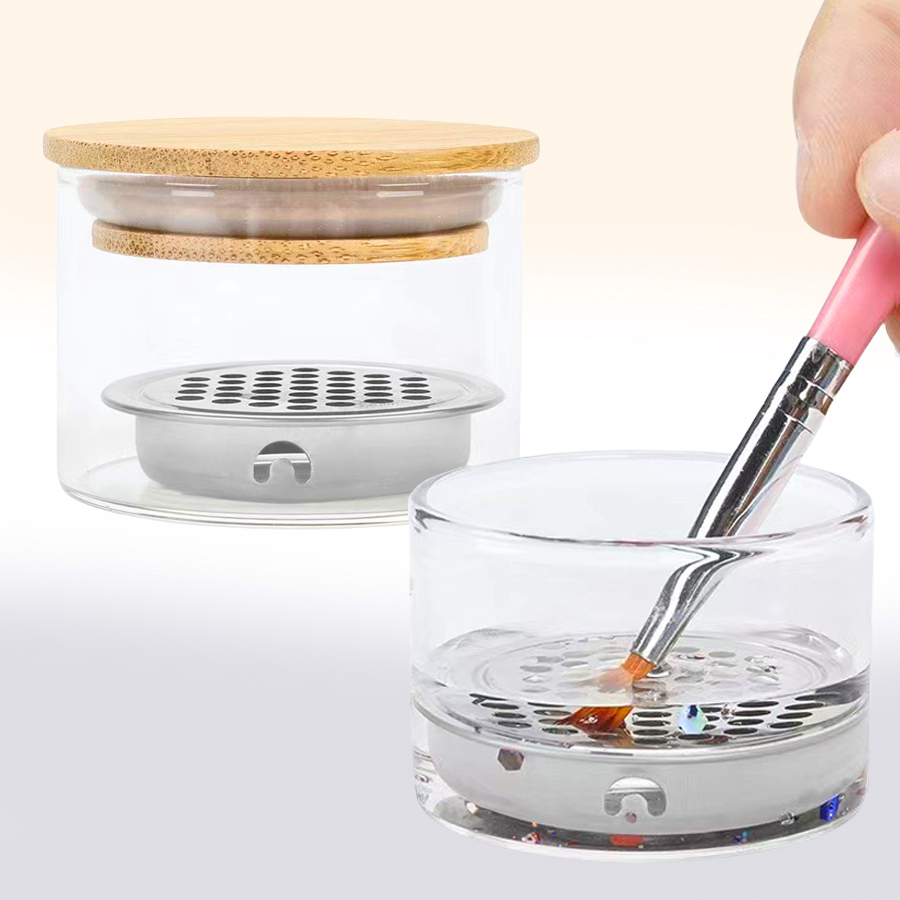 Чаша для мытья кистей для нейл – обзор и цена Nail Fan Brush