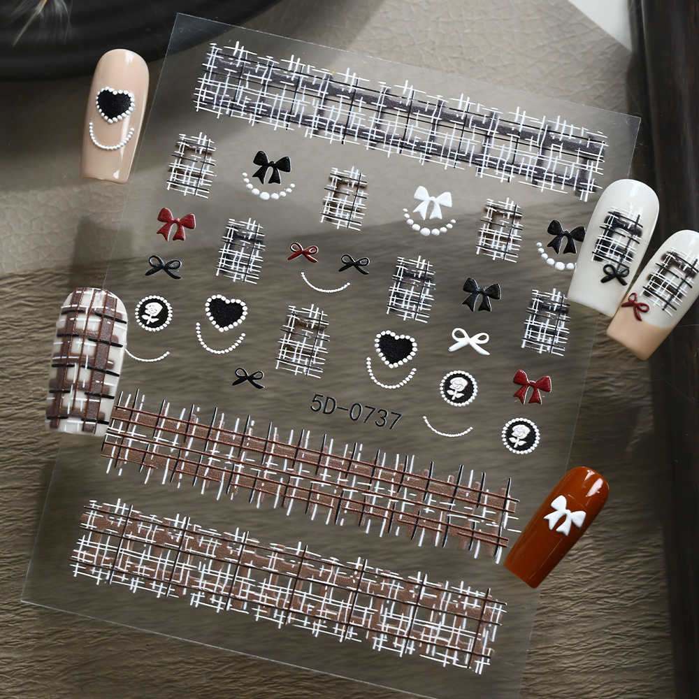 1 шт. эстетичных 5D-наклеек дл – обзор и цена Nail Art Elegant