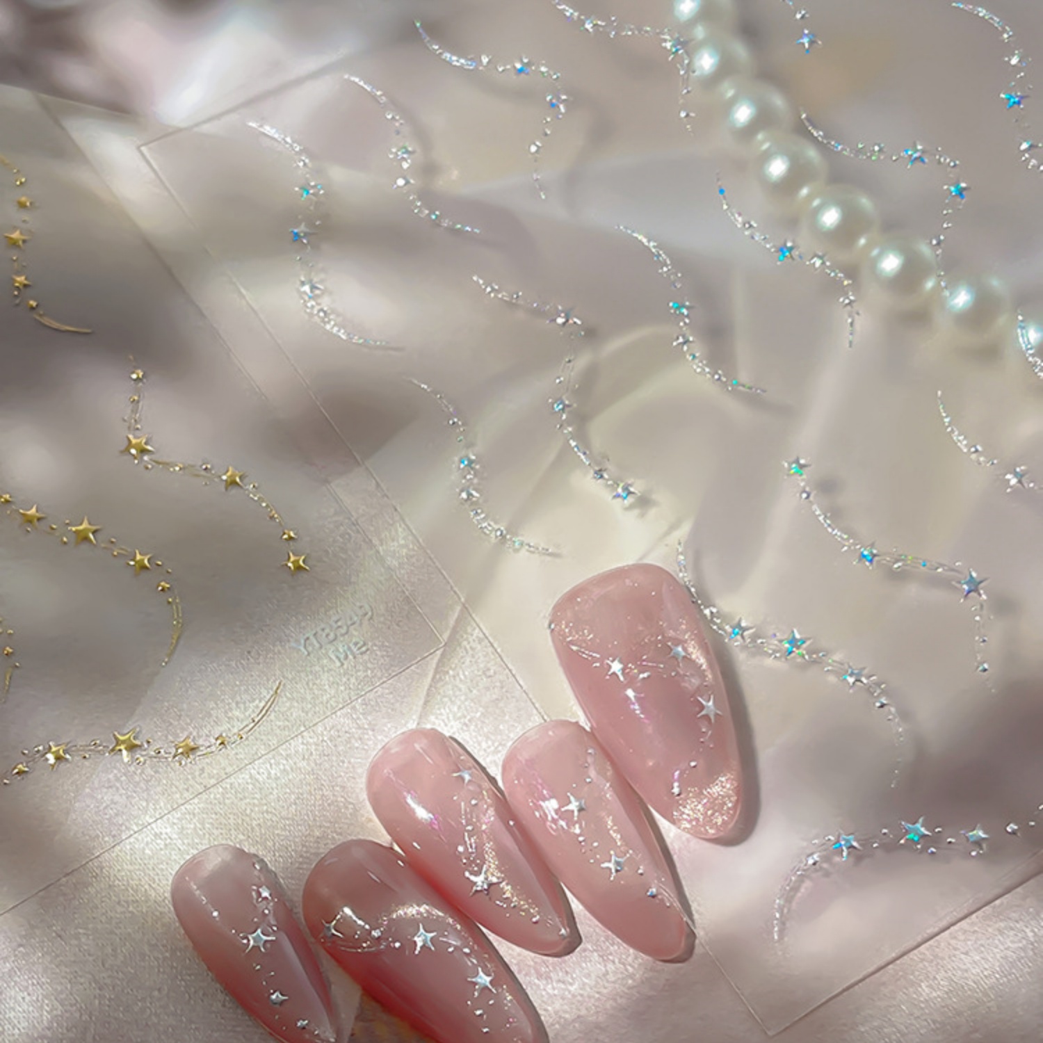 Элегантные французские 5D накл – обзор и цена Nail Art Elegant