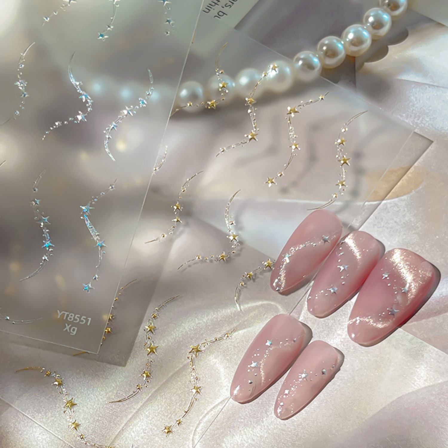 Элегантные французские 5D накл – обзор и цена Nail Art Elegant