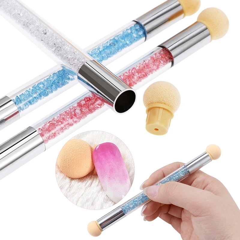 Сменные головки губки с кругло – обзор и цена Nail Fan Brush
